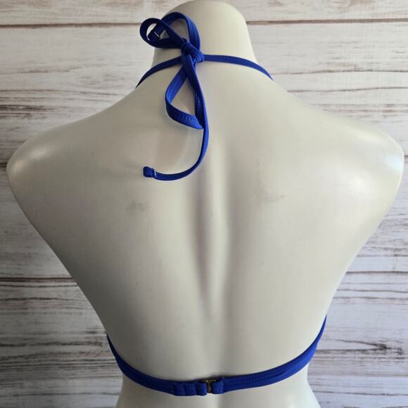 Xhilaration Blue Halter Pushup Bikini Top sz S - Picture 4 of 4